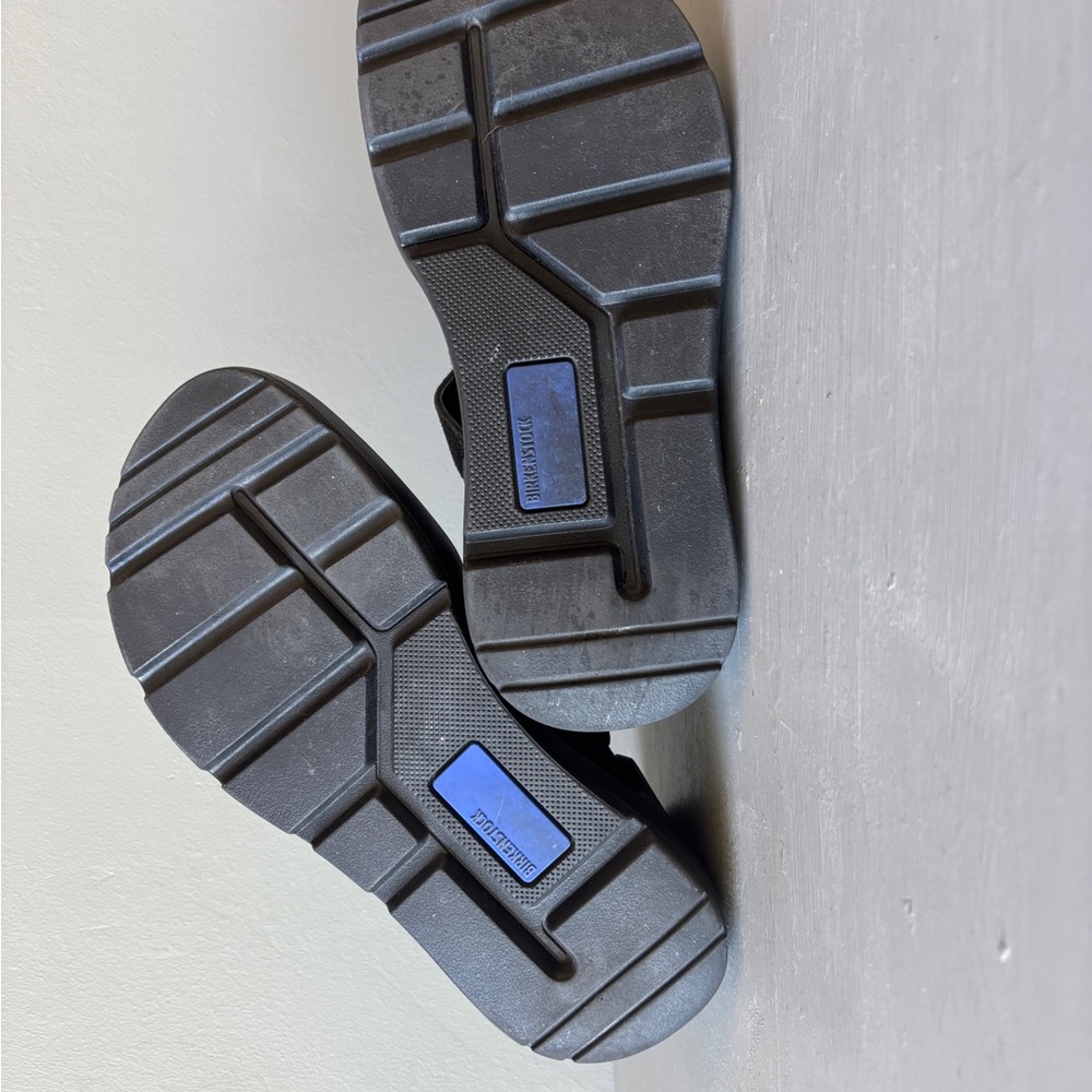 Birkenstock Reykjavik Nubuck Leather Shoes 39N Black - Picture 12 of 12